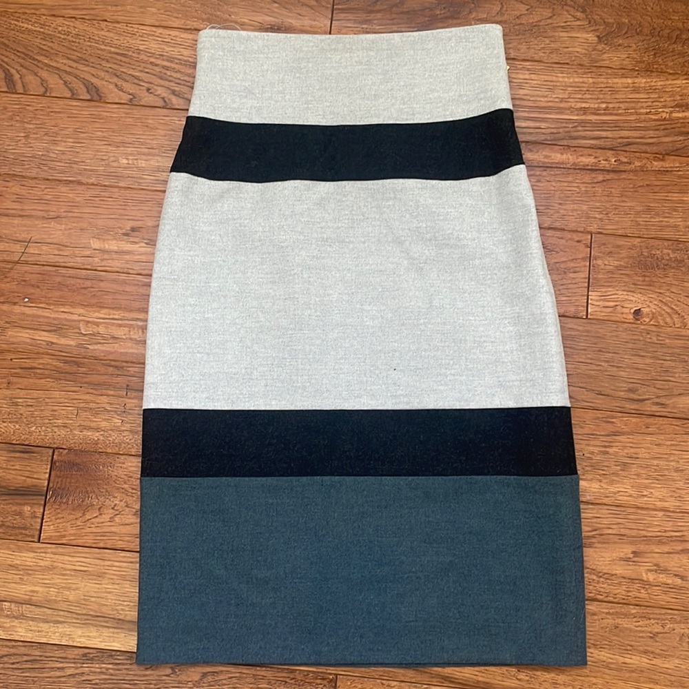 Jil Sander Virgin Wool Blend Pencil Midi Skirt, Size 36